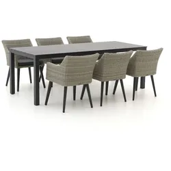 Manifesto Matese /Menzano 220 cm Gartenmöbel-Set 7-teilig