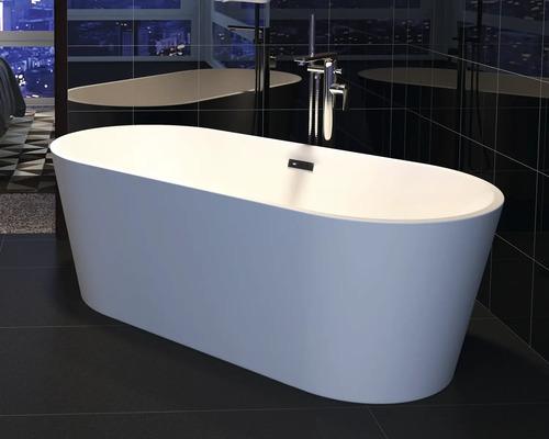 Jungborn Freistehende Badewanne ONE 169 x 80 cm weiß glänzend