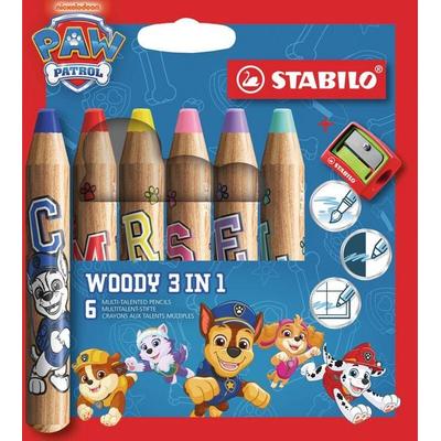 Farbstifte WOODY 3in1 PawPatr.