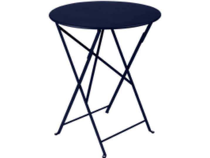 Table Ronde Pliante Ø60 cm Bistro en Acier