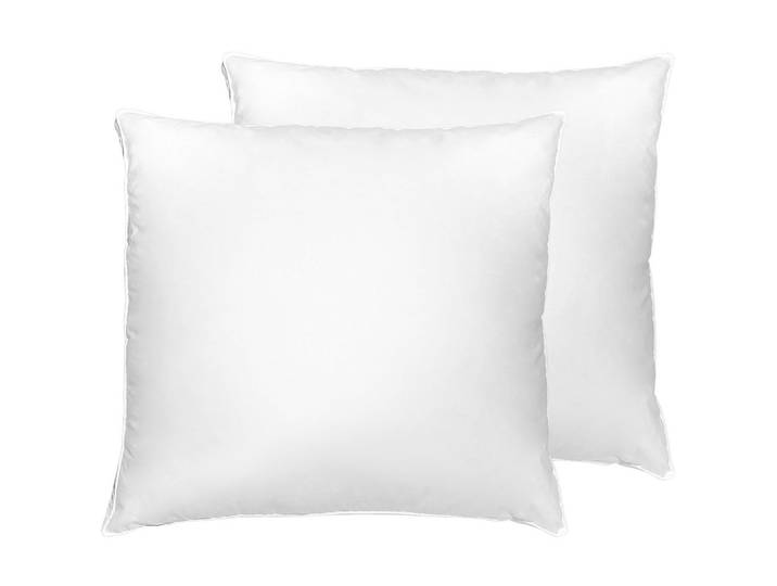 KOPFKISSEN 2er-Set Weiß 80/80 cm Feldberg