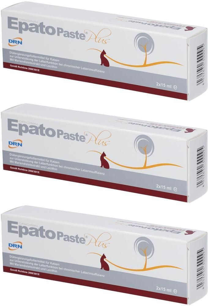 Epato Paste plus f.Katzen x3 3x2x15 ml