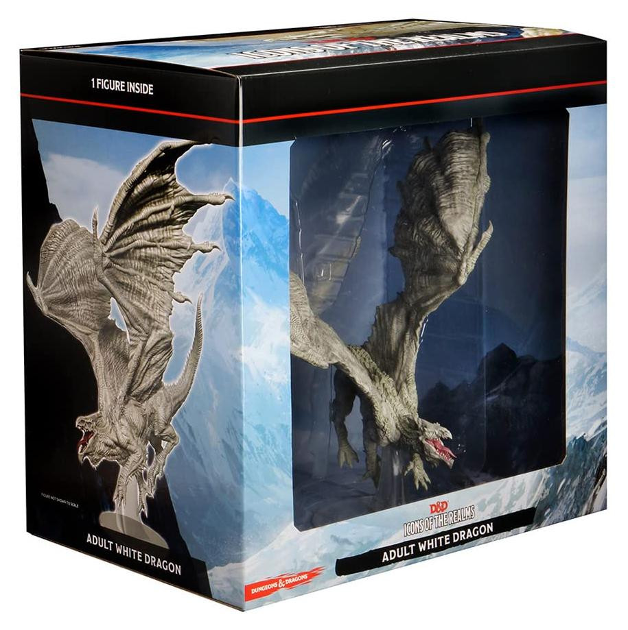 WizKids Dungeons & Dragons Icons of the Realms Premium Adult White Dragon