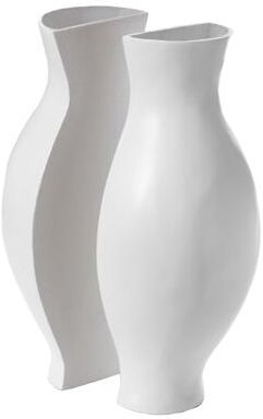 Uniquewise Tall Narrow Vase, Sleek Split Vase, Modern Floor Vase, Decorative Gift, Vase for Interior Design, 24.5 Inch Vase