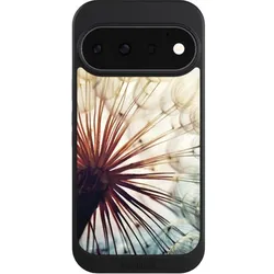 Nivocase Hülle für Google Pixel 11 Pro Handyhülle NIVOcore Case Schwarz Blumen Fotografie Pusteblume (Google Pixel 11 Pro), Smartphone Hülle, Schwarz