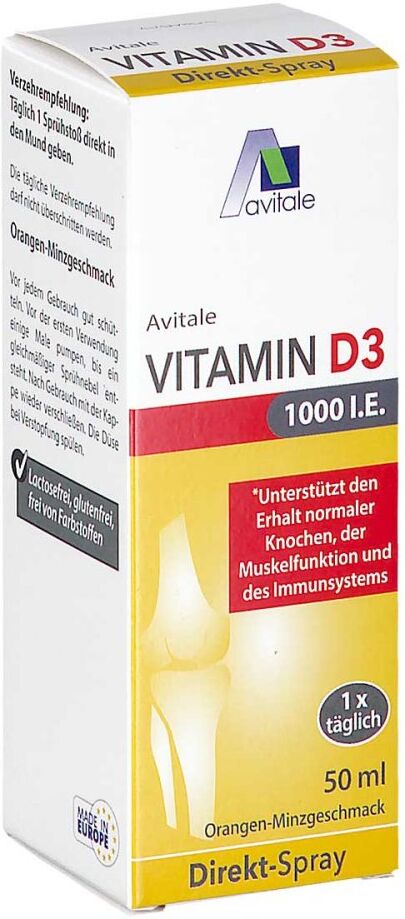 Avitale Vitamin D3 1000 I.E. Direkt-Spray