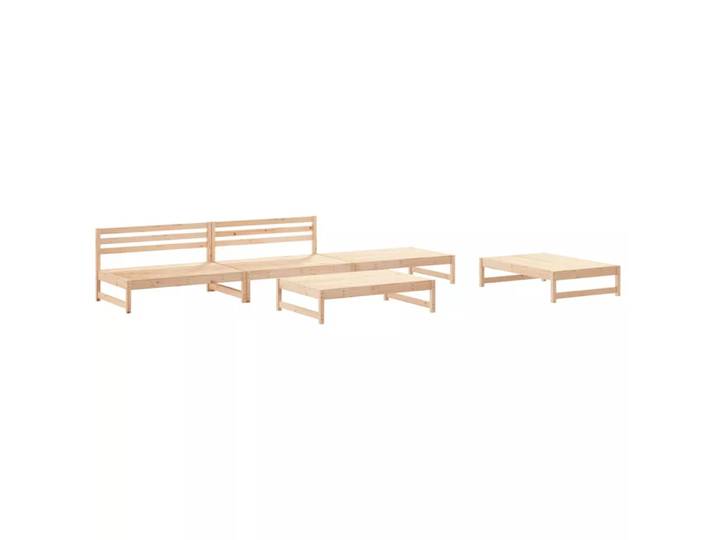 VidaXL - Garten lounge set kiefernholz, One Size, Braun