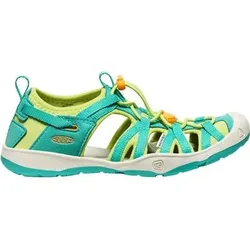 KEEN Kinder Sandalen MOXIE SANDAL Y-BRIGHT AQUA/BRIGHT MARIGO, Größe 34 in Braun Braun