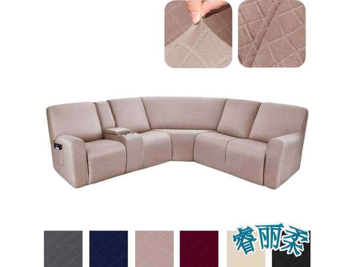 Housse de canapé inclinable sectionnelle, extensible, en forme de L, protection de canapé, décoration de maison