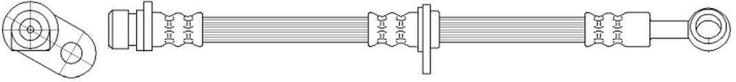 K&K FT0493 Brake hose