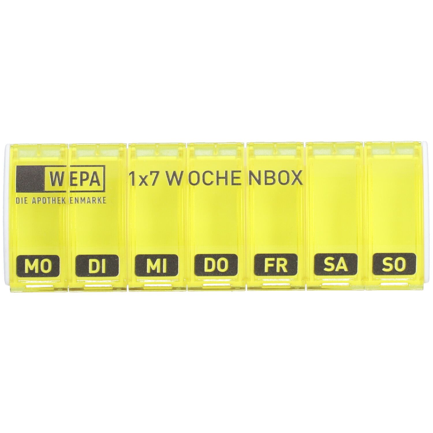 Wepa 1x7 Wochenbox UV-Schutz+ gelb 1 St Box