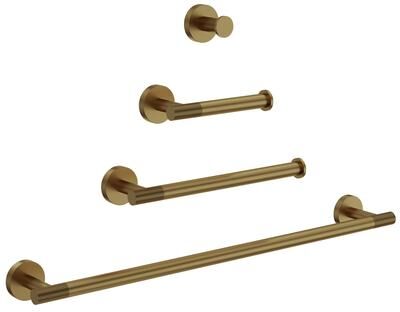 EVERSTEIN 4-Piece Stainless Steel Bathroom Hardware Set, Wall Mounted Bath Towel Bar Set Towel Racks Bathroom Accessories
