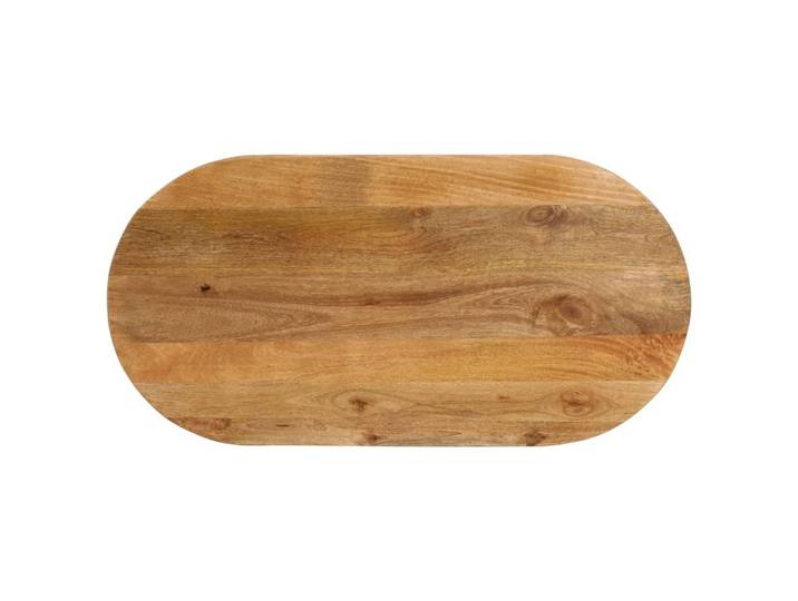 vidaXL Tischplatte Tischplatte 140x50x2,5 cm Oval Massivholz (1 St)