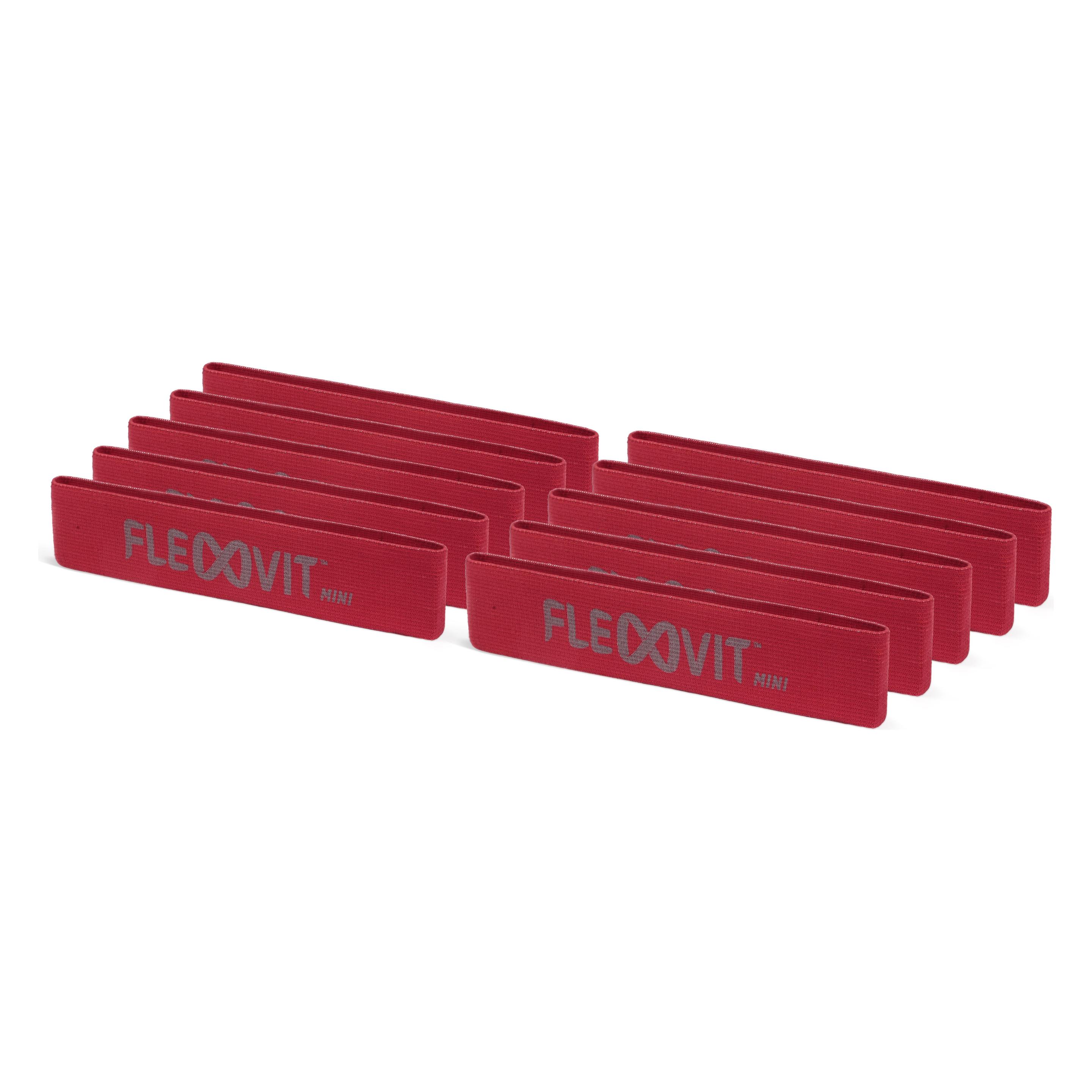 Flexvit Mini Fitnessband, 10er Set, mittel (0.32 m, Mittel) (30107063)