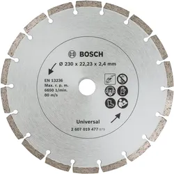 Bosch Zubehör, Sägeblatt, Diamanttrennscheiben für Baumaterial, Ø 230 mm