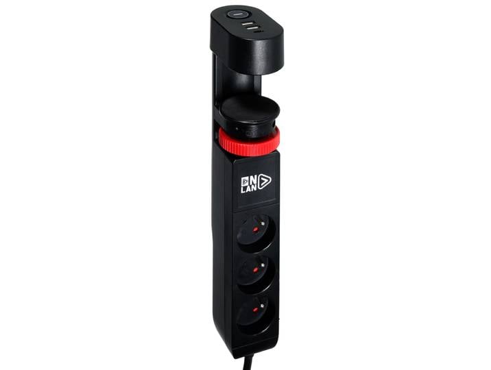 Power Desk Station Black MP-AC3-UA2-UC-BK