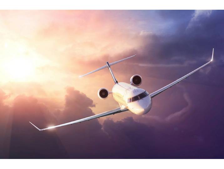 Fototapete PAPERMOON Flugzeug , bunt, B:3m L:2,23m, Vlies, Tapeten, Fototapete