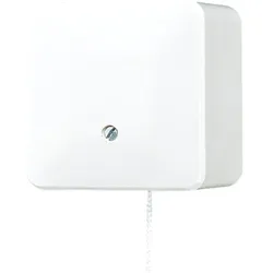 JUNG Zugschalter aws glz AP 600 Zugschnur AP 606ZAWW, Schalter + Taster, Weiss