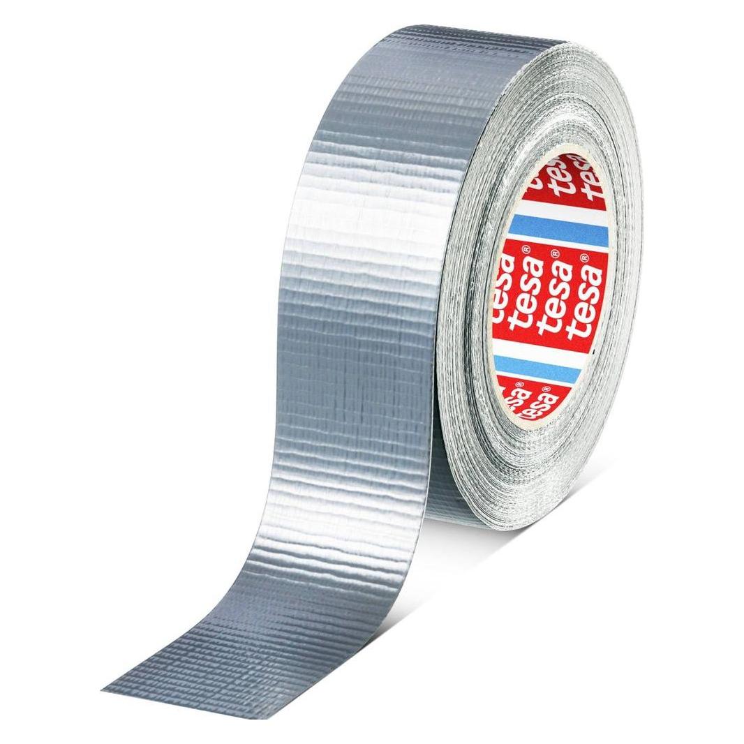tesa Duct Tape,50mx100mm, mit recyceltem Träger, silber-grau (100 mm) (60462-00004-00-140324.1000)