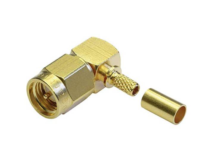Telegärtner Telegaertner J01150A0061 SMA-connector, hoekig, 1 stuk