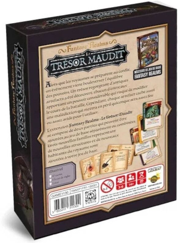 Don't Panic Games Extension Le Trésor Maudit : Fantasy Realms
