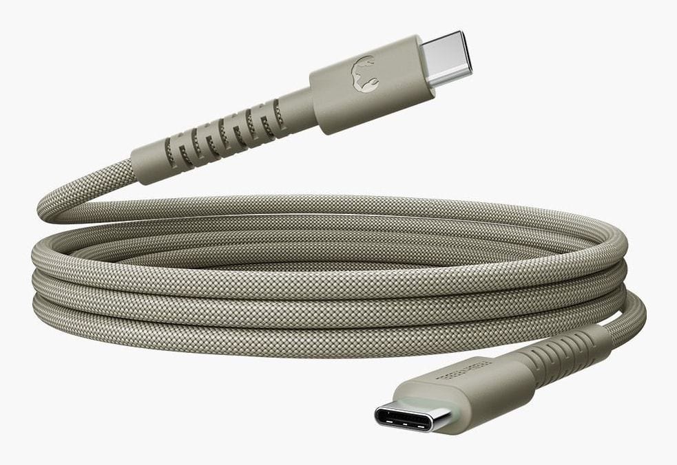 Fresh n Rebel Stecker Rundkabel USB C auf USB C bis 100 W 2 m FlexWave (Grün) 231899