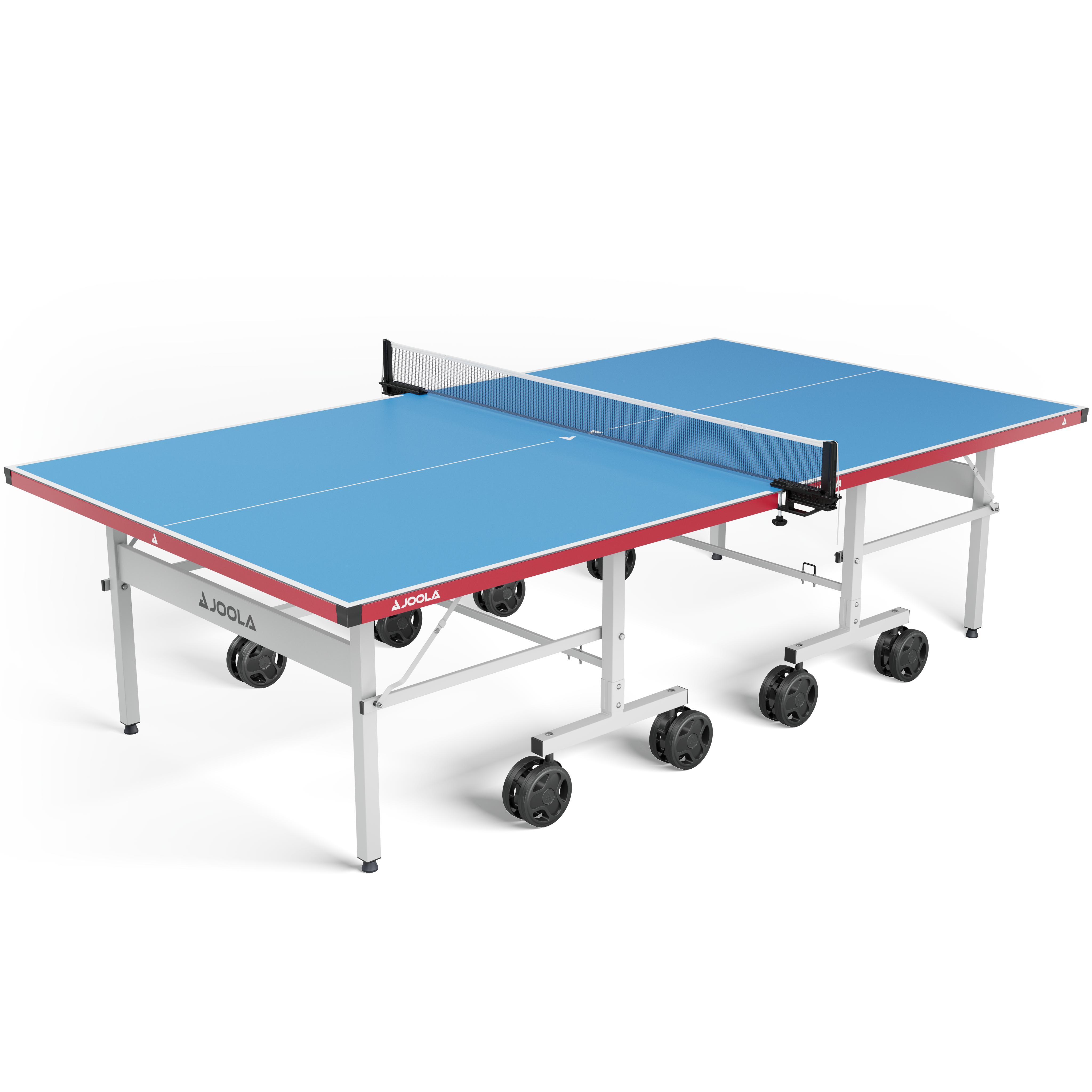 JOOLA Outdoor Tischtennisplatte Aluterna - Profi Tischtennistisch 6 MM Aluminium - Oberfläche Wetterfest - Klappbares Untergestell