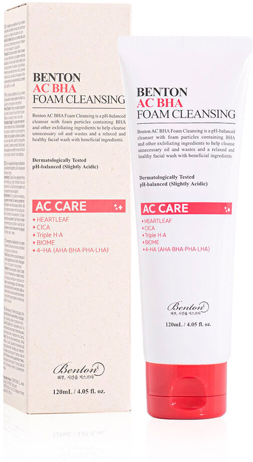 Benton Limpeza de espuma Ac Bha 120 gr