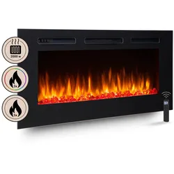 BALDERIA Fiamma 48 (schwarz)   Elektro-Einbaukamin