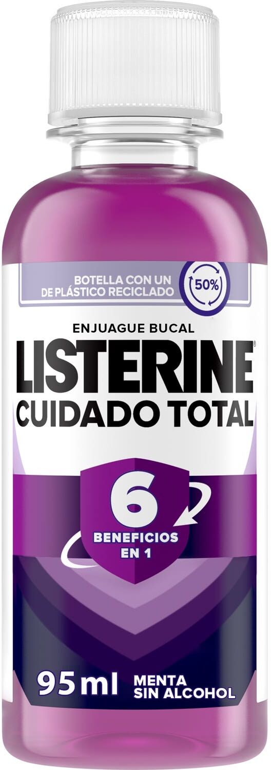 LISTERINE Enjuague Bucal Cuidado Total 95ml