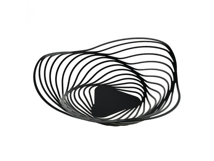 Alessi - Centre de table Trinity - Noir - Acier - Designer Adam Cornish