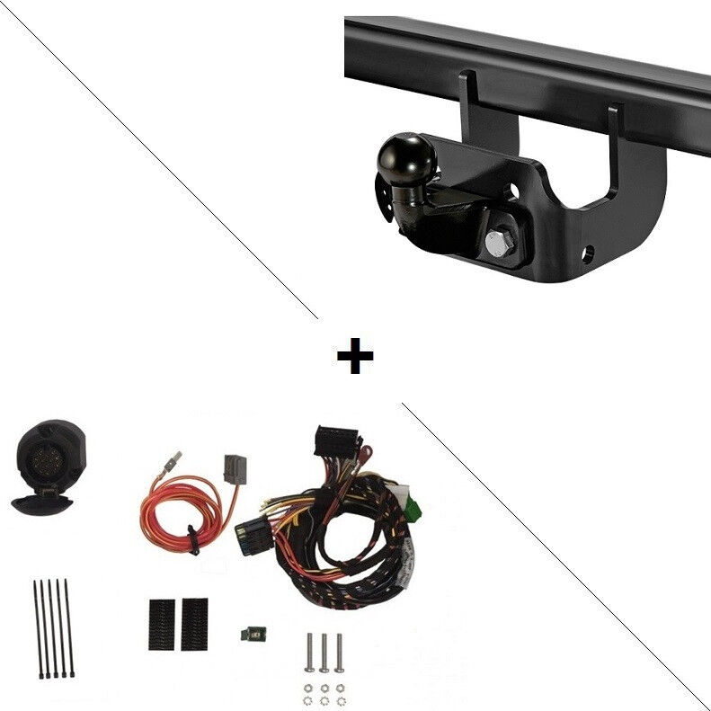Attelage Ford Transit Courier / Tourneo Courier Transit Courier (11/2023-) standard + Faisceau spécifique 13 broches Trail-Tec