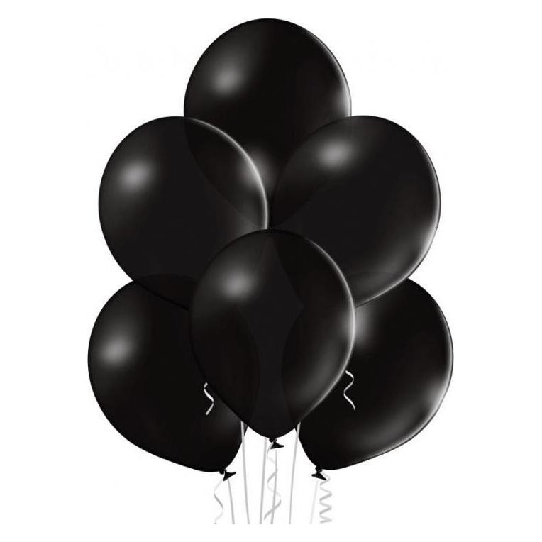 GoDan Pastellschwarze Luftballons 30 cm 100 Stk (100x) (54624478)