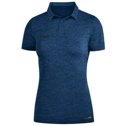 JAKO Premium Poloshirt marine meliert 38 (Damen)