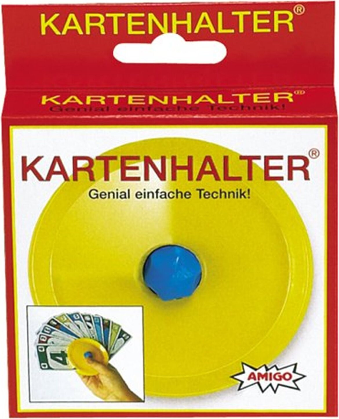AMIGO Kaarthouder voor 30 kaarten, geel