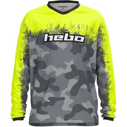 Hebo, Jungen, Sportshirt, Mx (128), Gelb, 128