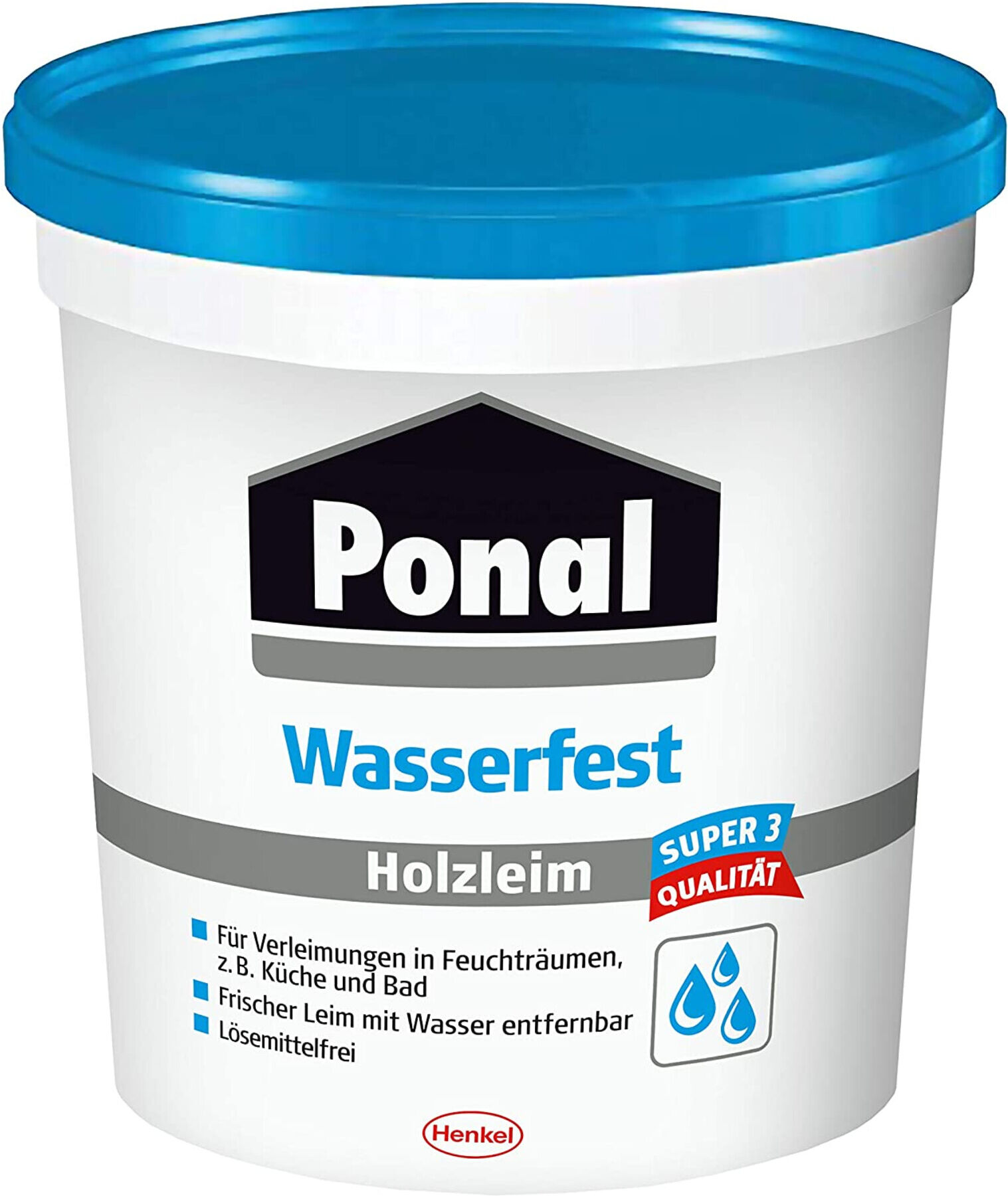 Ponal Wasserfest Holzleim PN2S, 30 kg Eimer (44541)