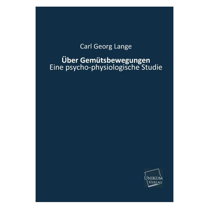 Unikum Über Gemütsbewegungen (Deutsch, Softcover, Carl Georg Lange) (7389559)