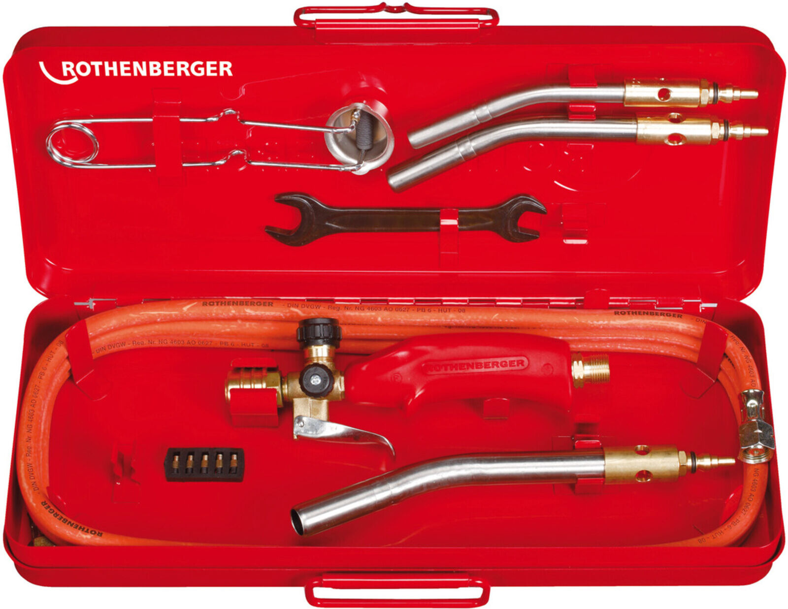 Rothenberger TURBOPROP Hartlöt-Set, 12-15-18 mm, ohne Regler, im Stahlkoffer (31090)