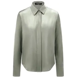 Bluse Seide Fadenmeister Berlin grün, 38