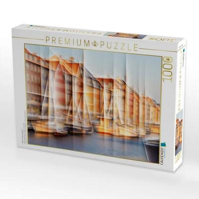 CALVENDO Puzzle Nyhavn (Kopenhagen) | 1000 Teile Lege-Größe 64x48cm Foto-Puzzle für glückliche Stunden