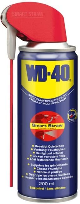 WD-40 SMART STRAW Spray multifonction 200 ml HR (49660)