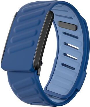 Everyday Crate WHOOP 4.0 Silicone Sports Watch Band Adjustable Breathable Replacement Wrist Strap dark Blue+light Blue