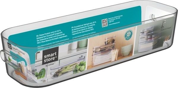 SmartStore Compact Clear Opbevaringsboks Slim, 1,3 L