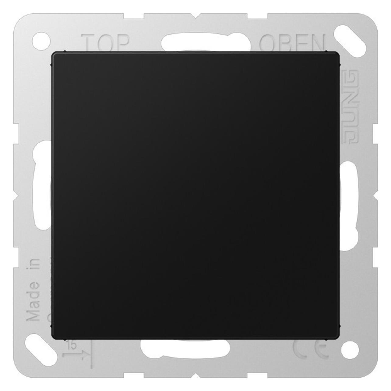 JUNG Blind-Abdeckung A594-0SWM schwarz (A594-0SWM)