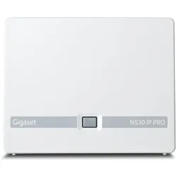 Gigaset PRO bundle consisting of N530 IP PRO DECT base station plus S700H DECT handset, Telefon, Weiss, Grau