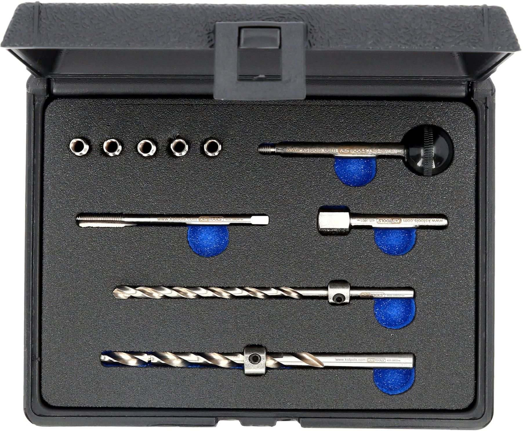 KS Tools Injektor-Befestigungsschrauben-Reparatur-Satz für Mercedes CDI, 9-tlg (405.0800)