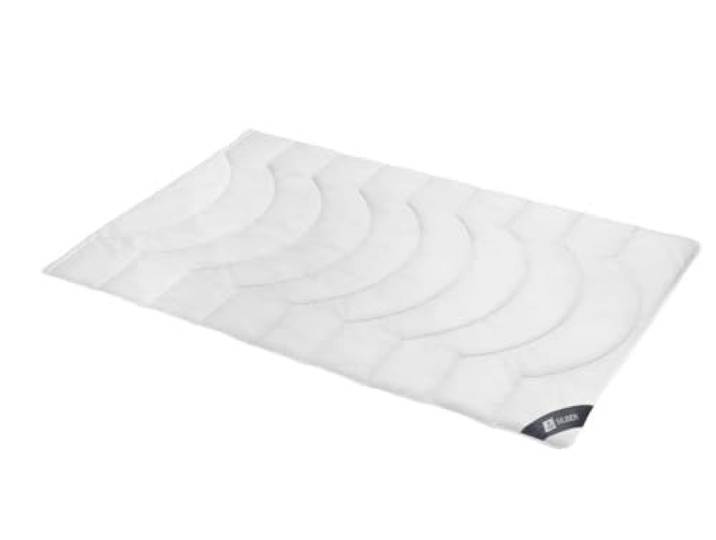 Ganzjahres Faser Steppbettdecke 135x200 cm Silber Steppdecke MEDIUM