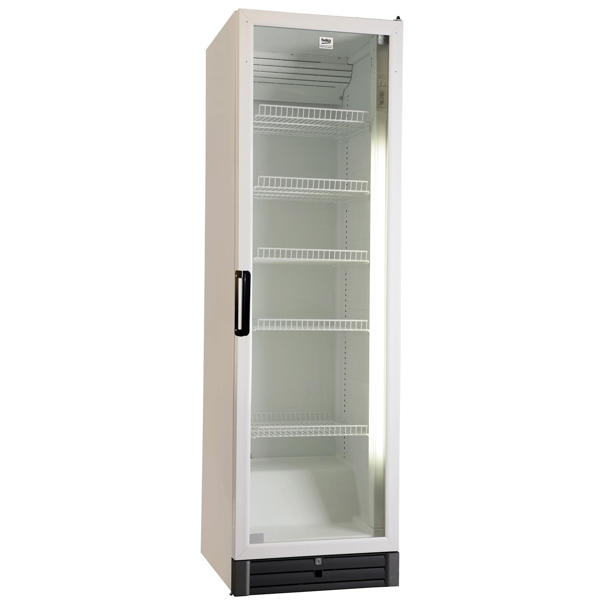 Beko ADN 221/2 BP Kühlschrank 455l Verschliessbare Glastür Automatische Abtauung
