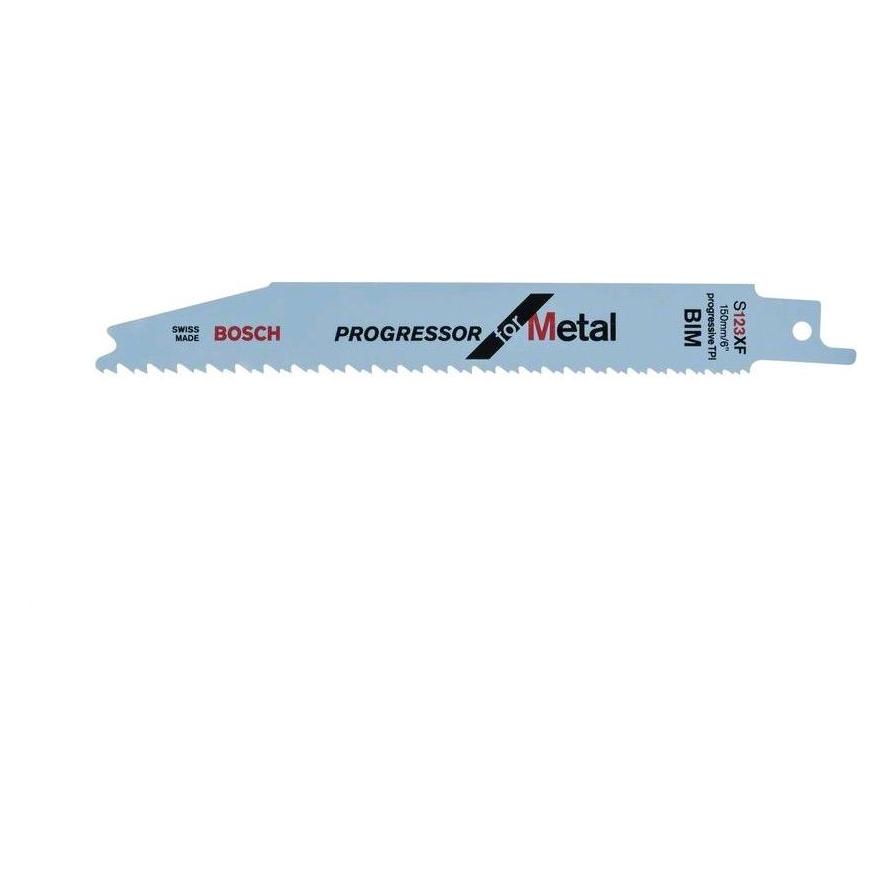 Bosch Professional Zubehör Säbelsägeblatt S 1411 DF, Heavy for Wood and Metal, 5er-Pack (2608654763)